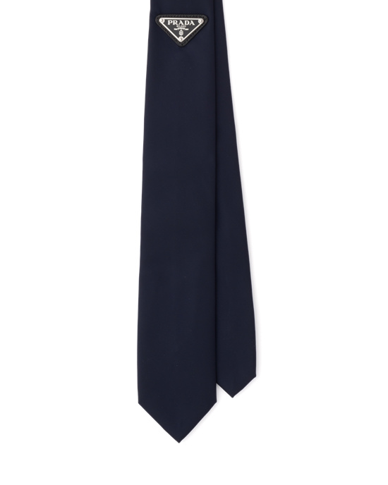 Navy Prada Re-nylon Gabardine Tie | SKO192364